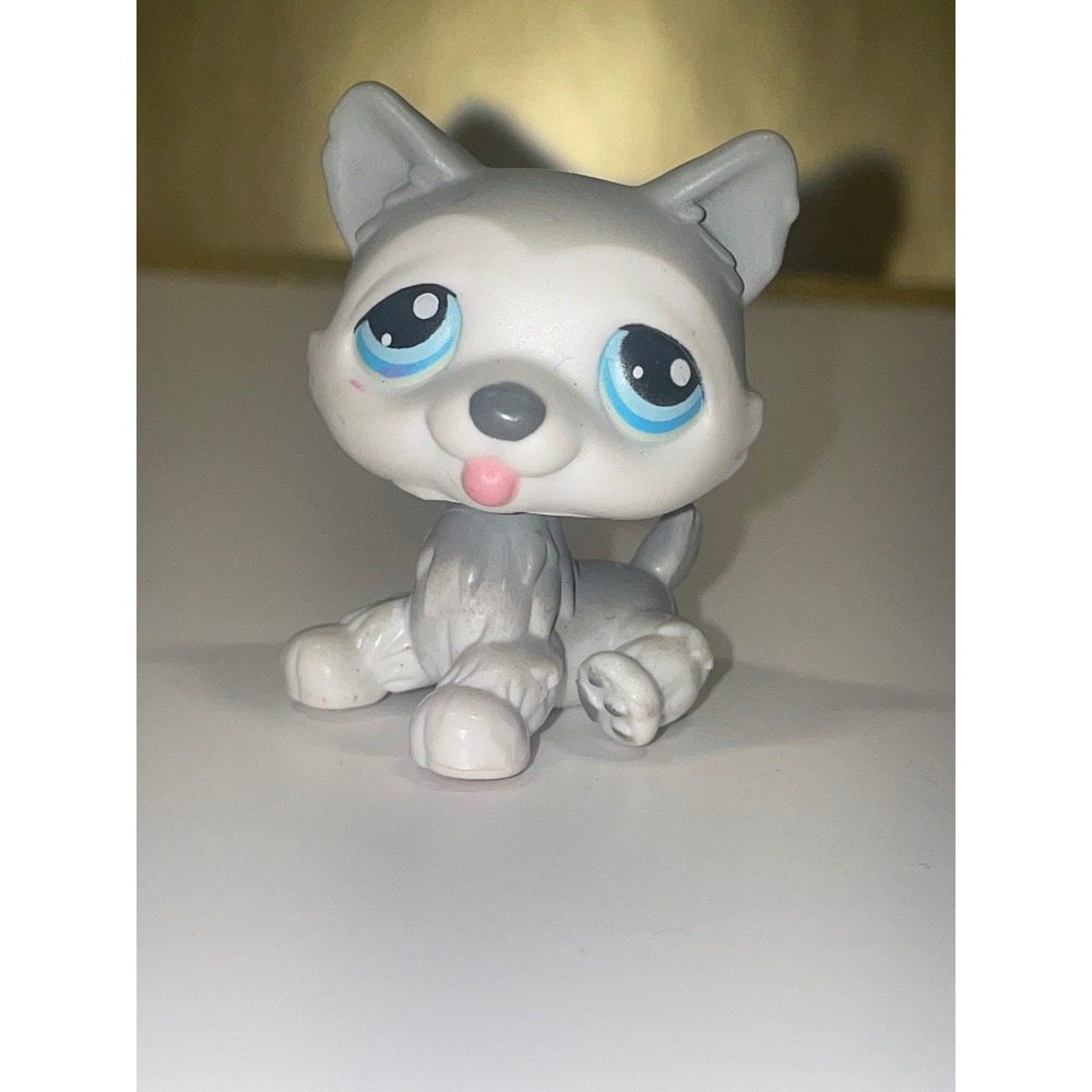 Littlest Pet Shop LPS Husky Dog‎ Figure Toy